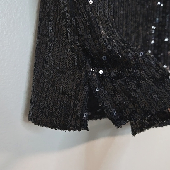 Zara Kids Black Sequin Tank, Size 6 ~ NWT - Picture 5 of 7